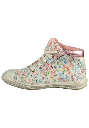 Richter Sneaker Leder Weiß/Rosa - surf4shoes