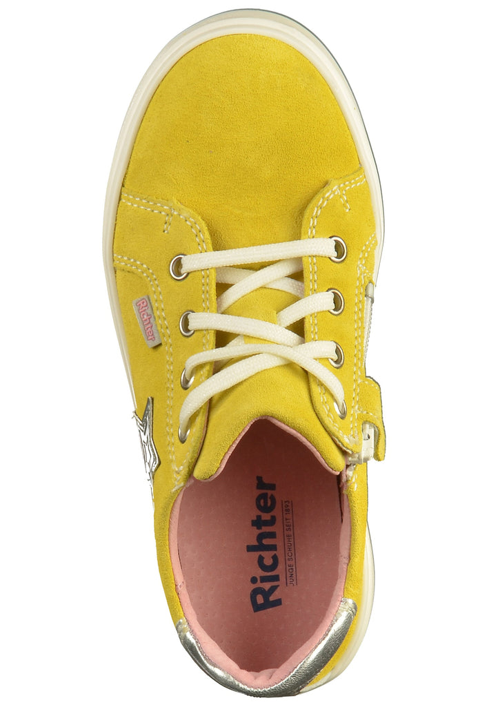 Richter Sneaker Veloursleder Gelb - surf4shoes