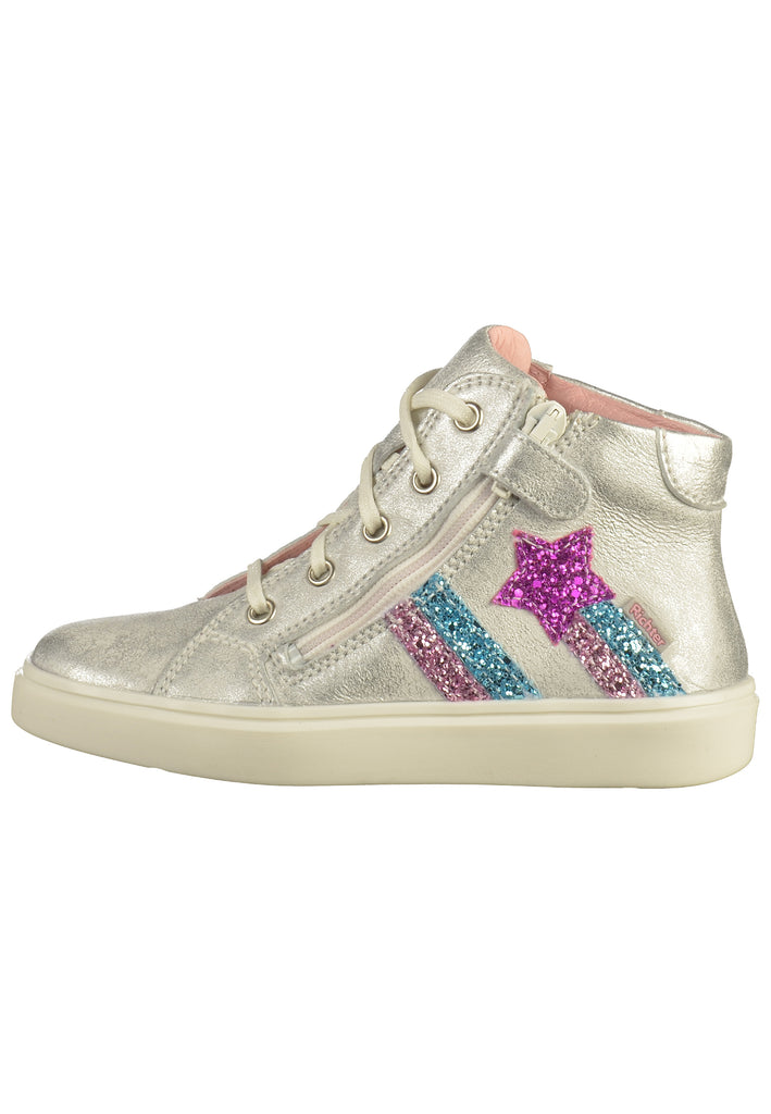 Richter Sneaker Leder/Textil Silber - surf4shoes