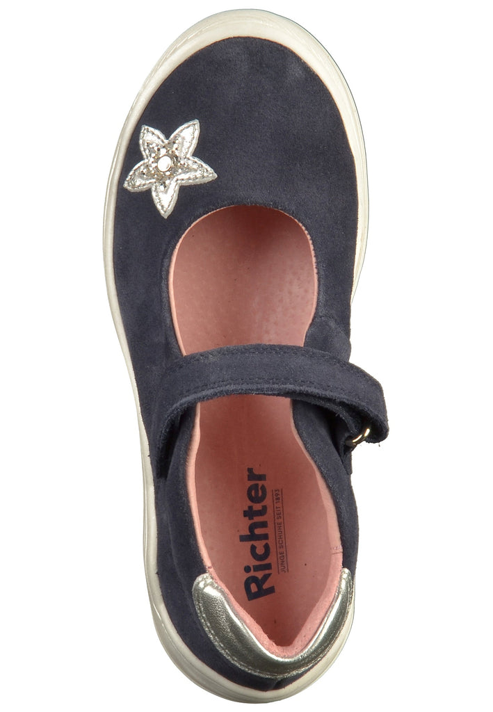 Richter Ballerinas Veloursleder Atlantic - surf4shoes