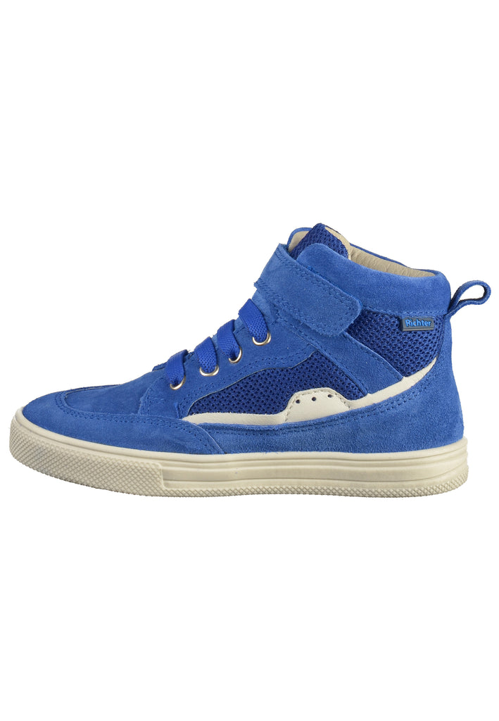 Richter Sneaker Leder/Textil Blau/Weiß - surf4shoes