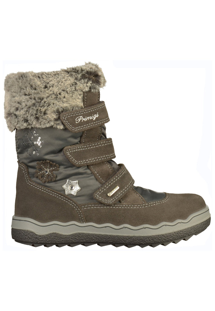 Primigi Stiefel Leder/Textil Grau - surf4shoes