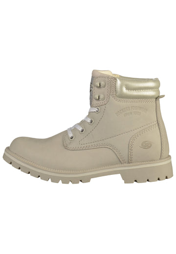 Dockers Stiefelette Leder Hellgrau - surf4shoes