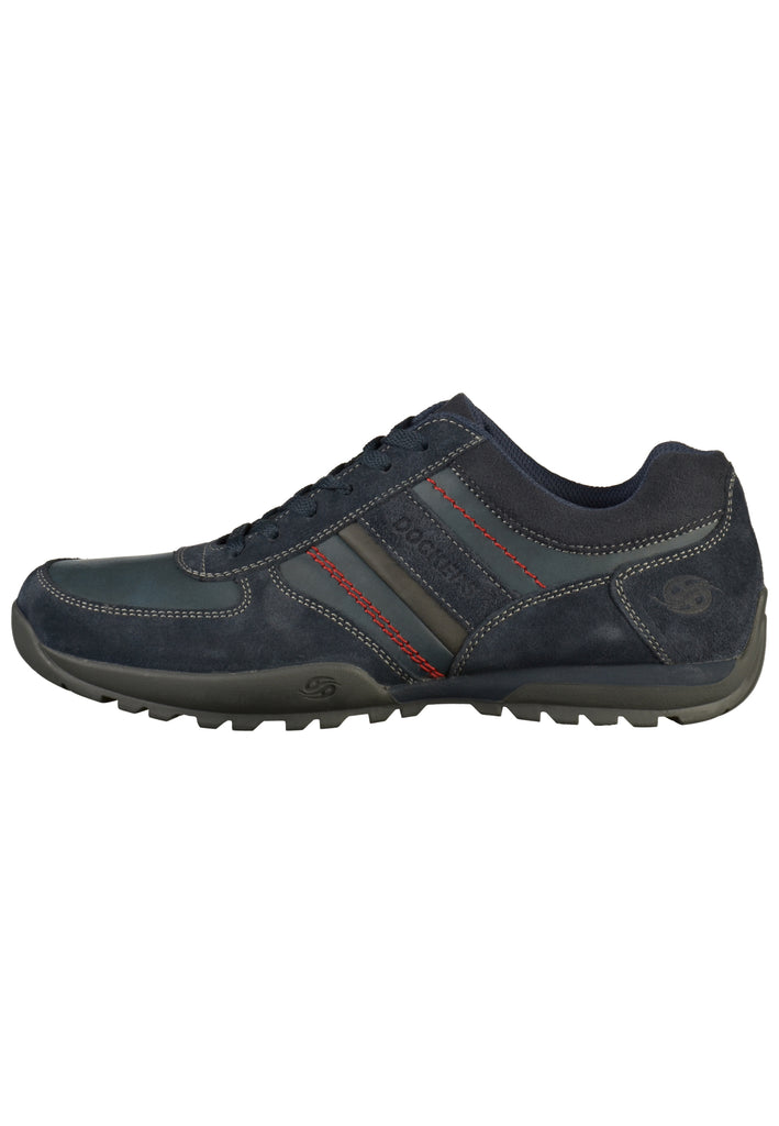 Dockers Halbschuhe Lederimitat/Textil Blau - surf4shoes
