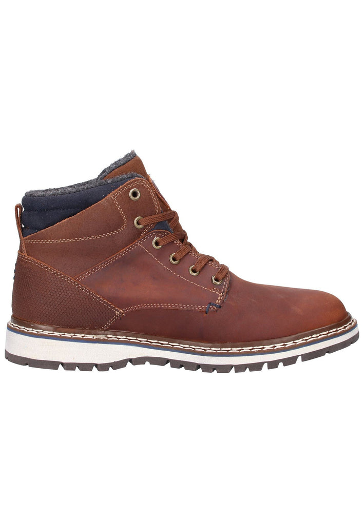 Dockers Stiefelette Leder/Textil Braun - surf4shoes