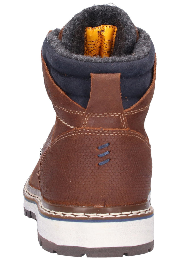 Dockers Stiefelette Leder/Textil Braun - surf4shoes