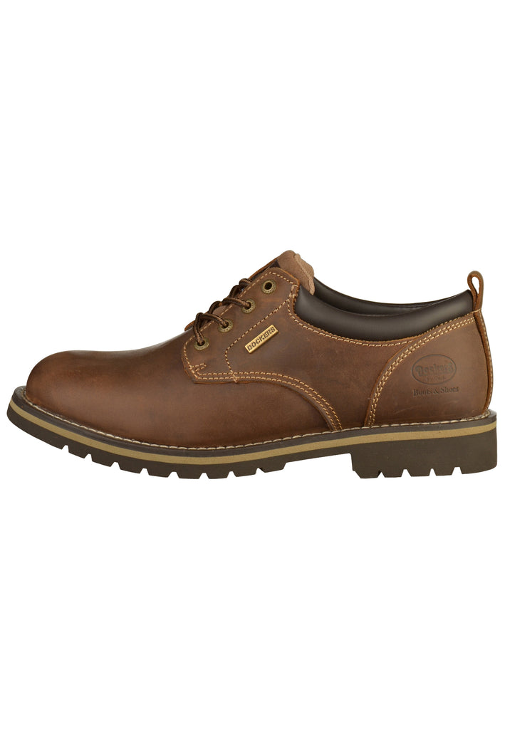 Dockers Halbschuhe Leder Braun - surf4shoes
