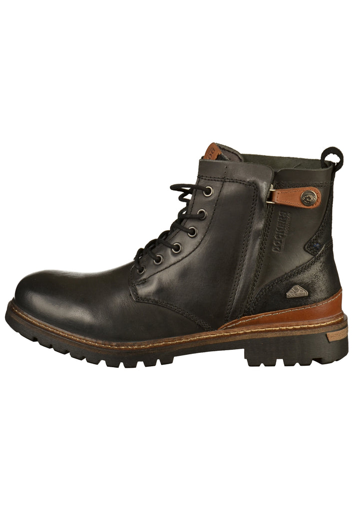 Dockers Stiefelette Leder Schwarz - surf4shoes