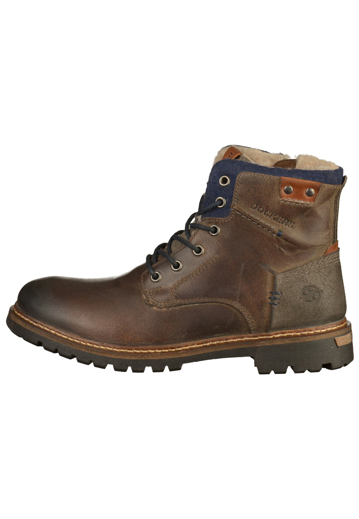 Dockers Stiefelette Leder Braun - surf4shoes