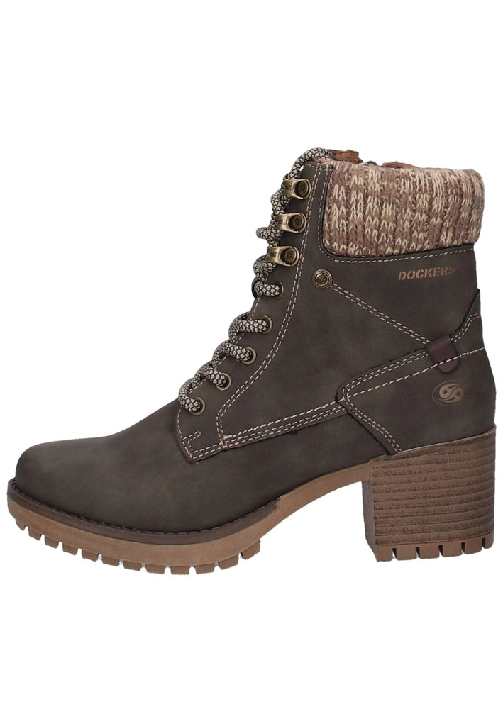 Dockers Stiefelette Lederimitat Grau - surf4shoes