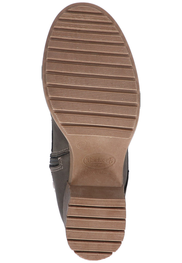 Dockers Stiefelette Lederimitat Grau - surf4shoes