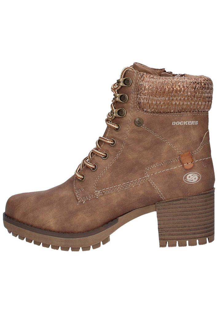 Dockers Stiefelette Lederimitat Braun - surf4shoes