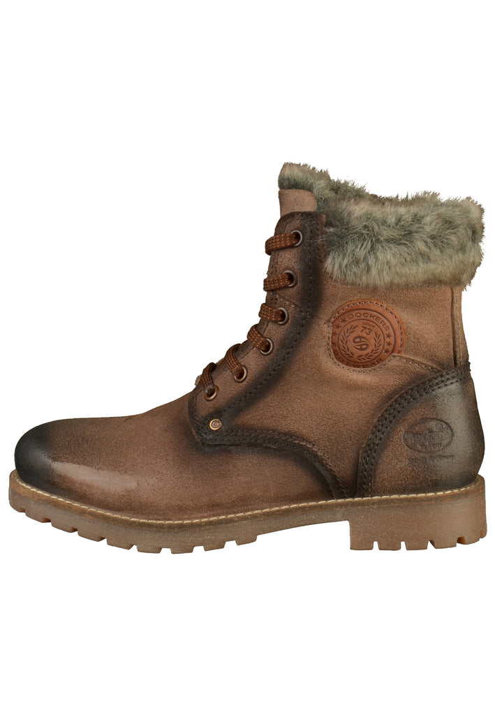 Dockers Stiefelette Leder Taupe - surf4shoes