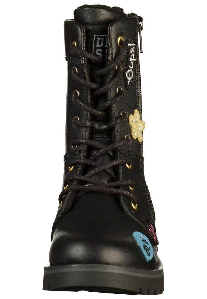 Dockers Stiefelette Lederimitat Schwarz - surf4shoes