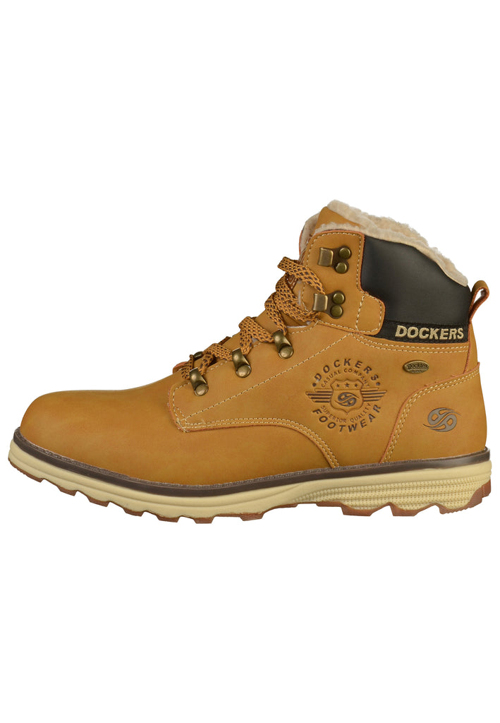 Dockers Stiefelette Lederimitat Tan - surf4shoes