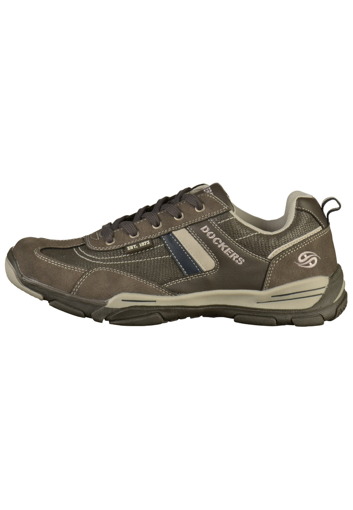 Dockers Sneaker Lederimitat Dunkelgrau - surf4shoes