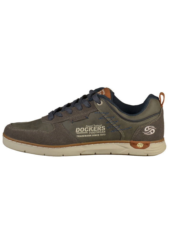 Dockers Sneaker Lederimitat Dunkelgrau - surf4shoes