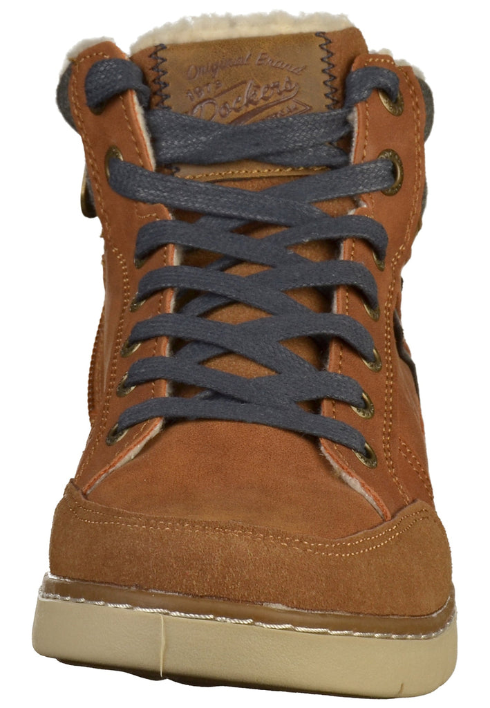 Dockers Sneaker Lederimitat Cognac - surf4shoes