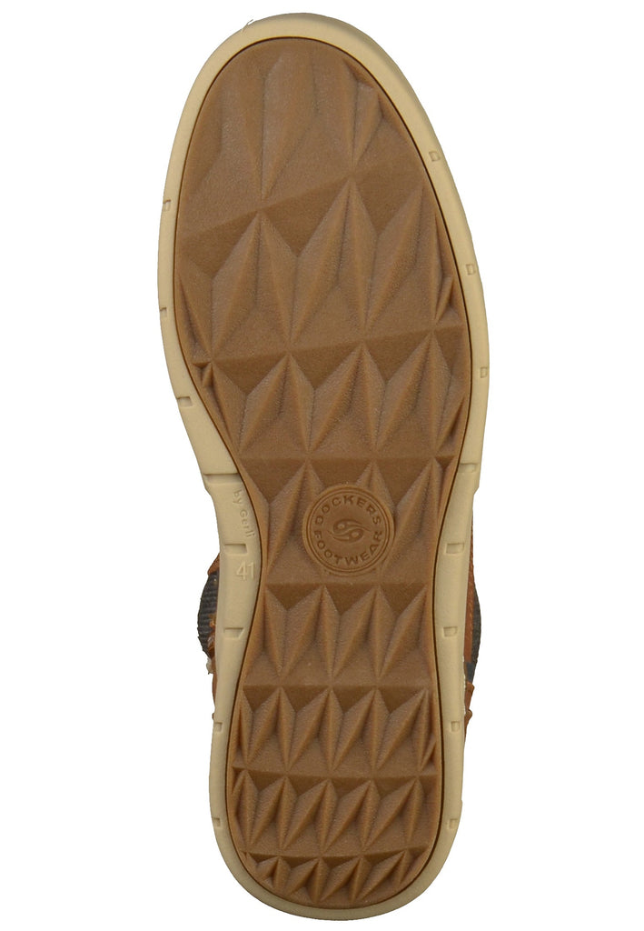 Dockers Sneaker Lederimitat Cognac - surf4shoes