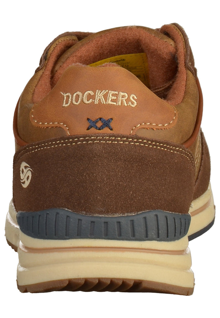 Dockers Sneaker Lederimitat Braun - surf4shoes