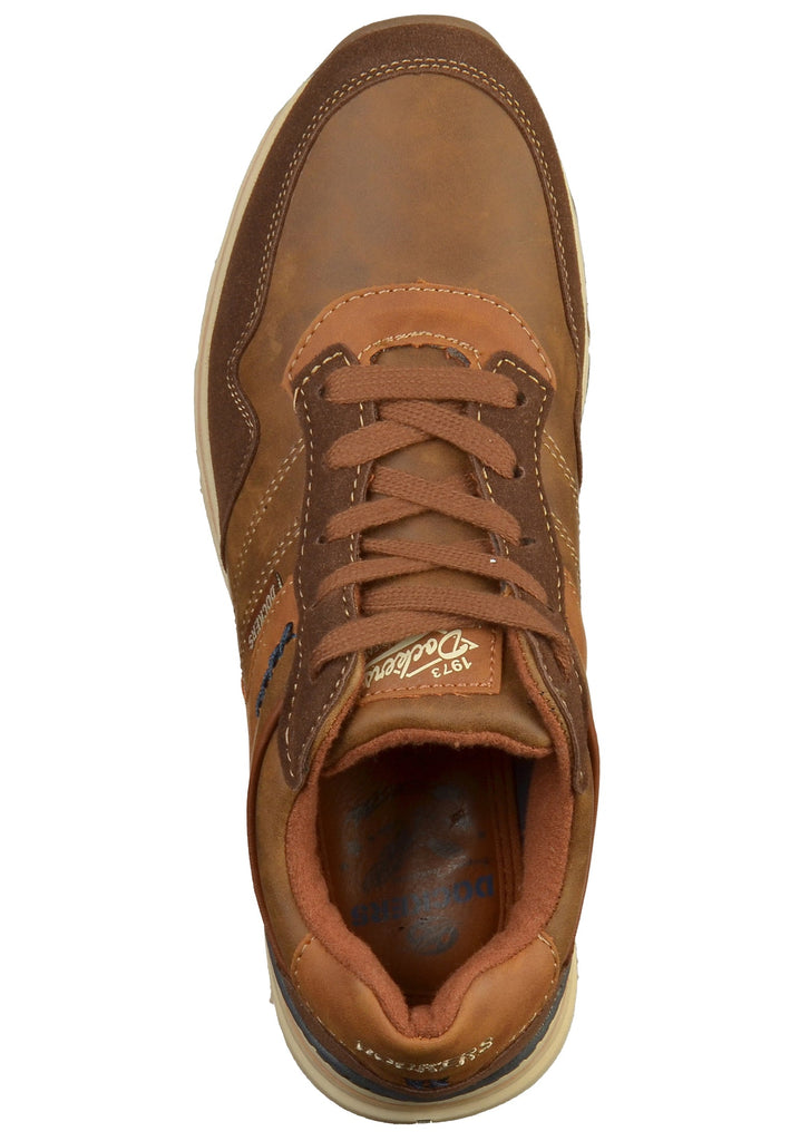 Dockers Sneaker Lederimitat Braun - surf4shoes