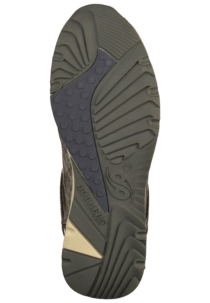 Dockers Sneaker Lederimitat Schwarz - surf4shoes