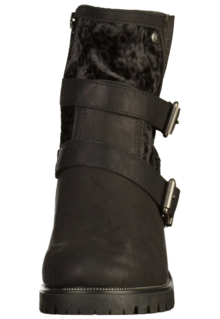 Dockers Stiefelette Lederimitat/Textil Schwarz - surf4shoes