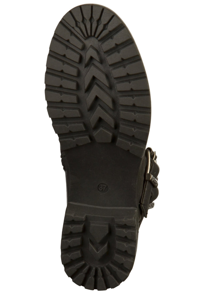 Dockers Stiefelette Lederimitat/Textil Schwarz - surf4shoes