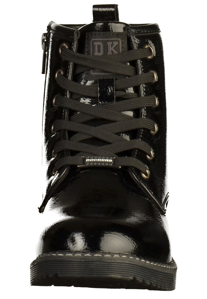 Dockers Stiefelette Lederimitat Schwarz - surf4shoes