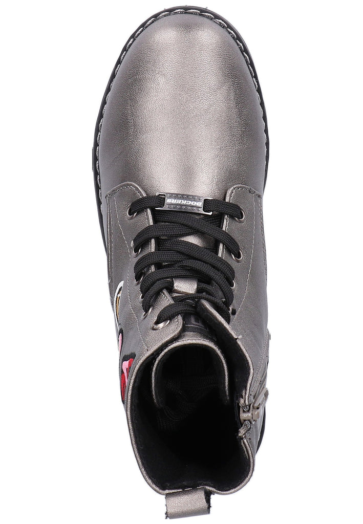 Dockers Stiefelette Lederimitat Silber - surf4shoes