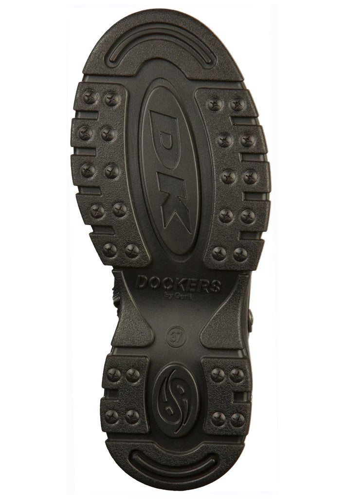 Dockers Stiefelette Lederimitat Schwarz - surf4shoes
