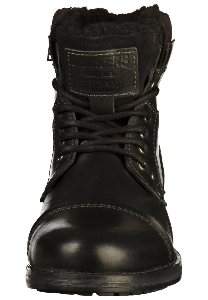 Dockers Stiefelette Leder/Textil Schwarz - surf4shoes