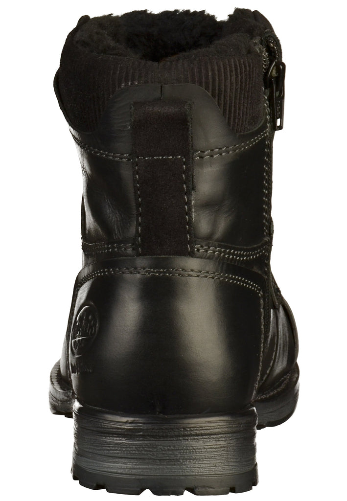 Dockers Stiefelette Leder/Textil Schwarz - surf4shoes