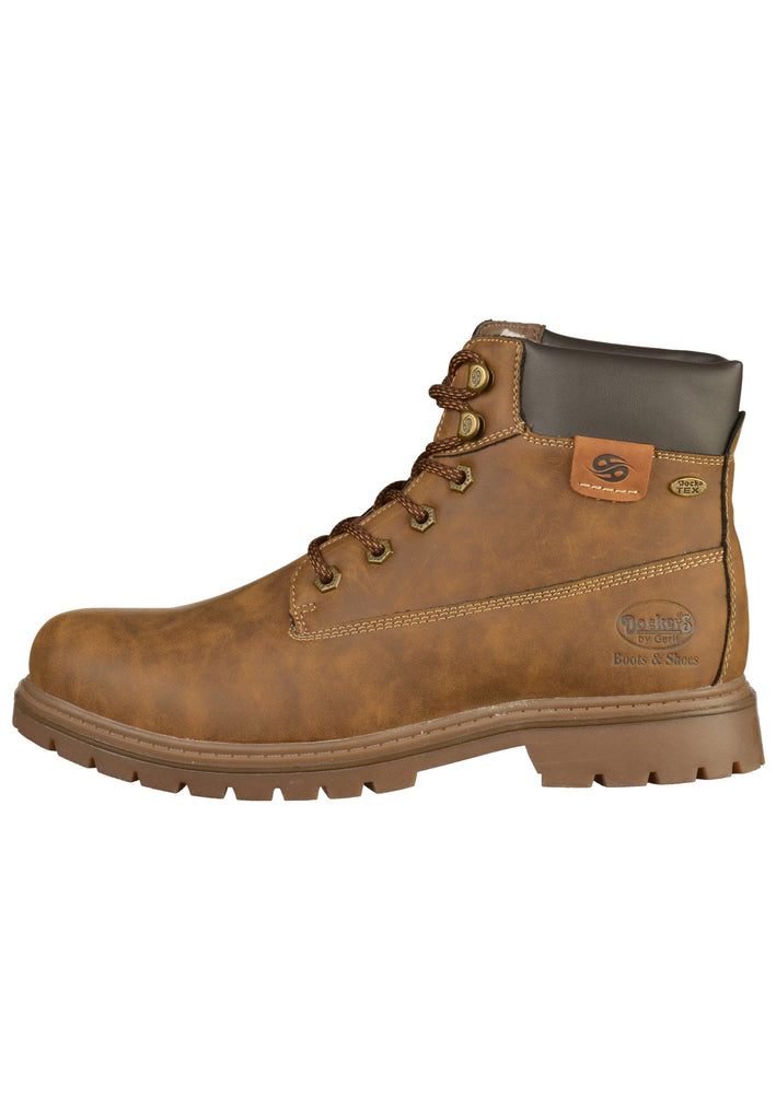 Dockers Stiefelette Lederimitat Coffee - surf4shoes