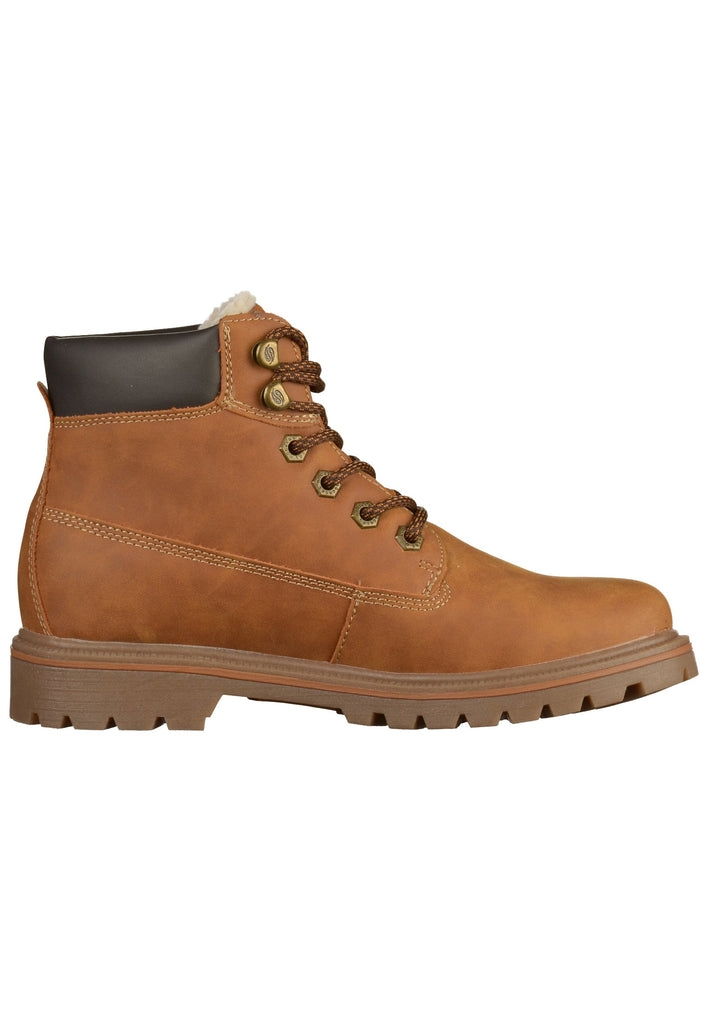 Dockers Stiefelette Lederimitat Cognac - surf4shoes