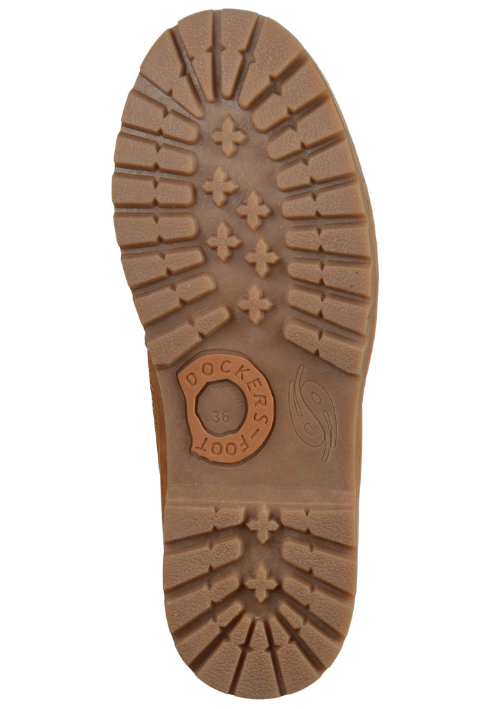 Dockers Stiefelette Lederimitat Cognac - surf4shoes