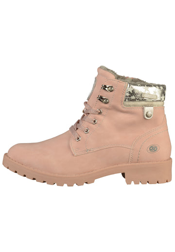 Dockers Stiefelette Lederimitat Rosa - surf4shoes