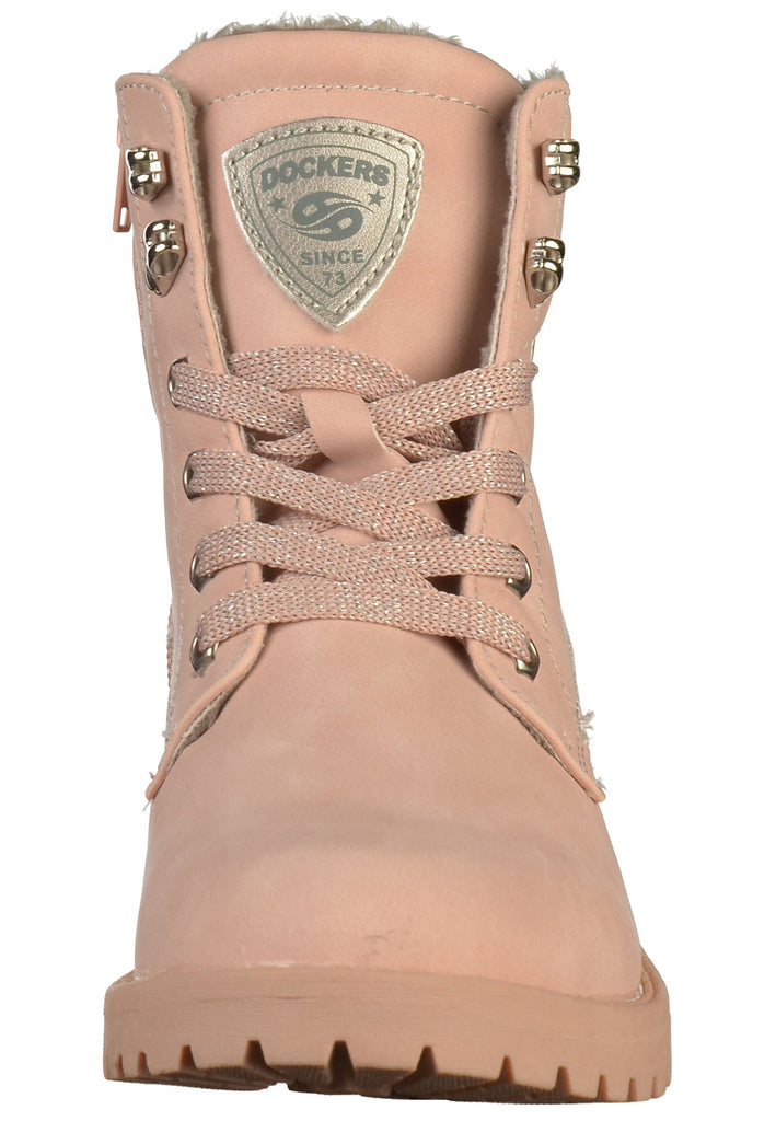 Dockers Stiefelette Lederimitat Rosa - surf4shoes
