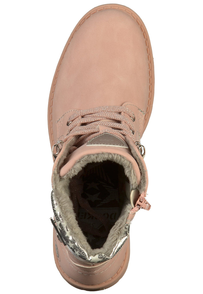 Dockers Stiefelette Lederimitat Rosa - surf4shoes