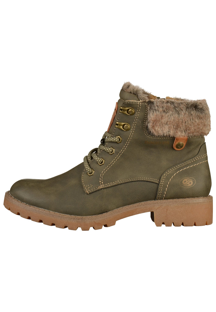 Dockers Stiefelette Lederimitat Olive - surf4shoes