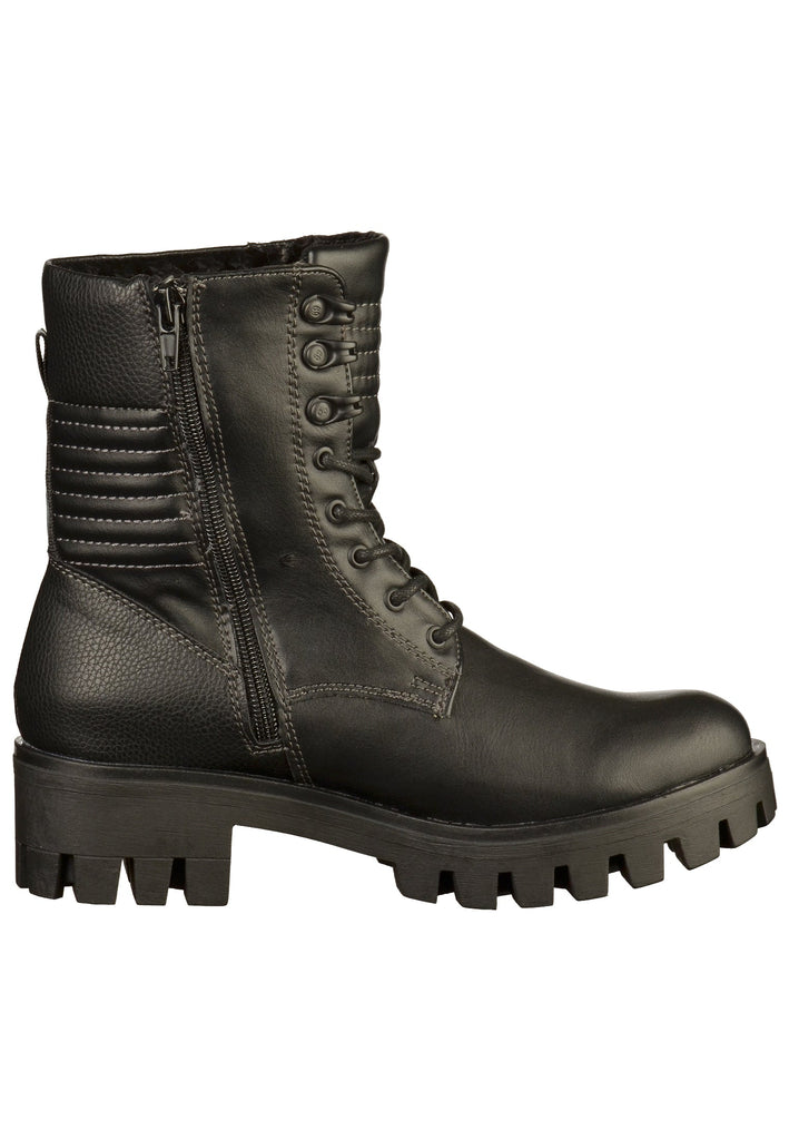 Dockers Stiefelette Lederimitat Schwarz - surf4shoes