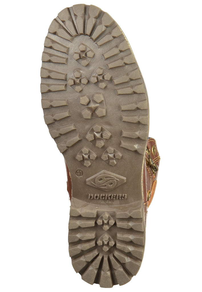 Dockers Stiefelette Lederimitat Braun - surf4shoes