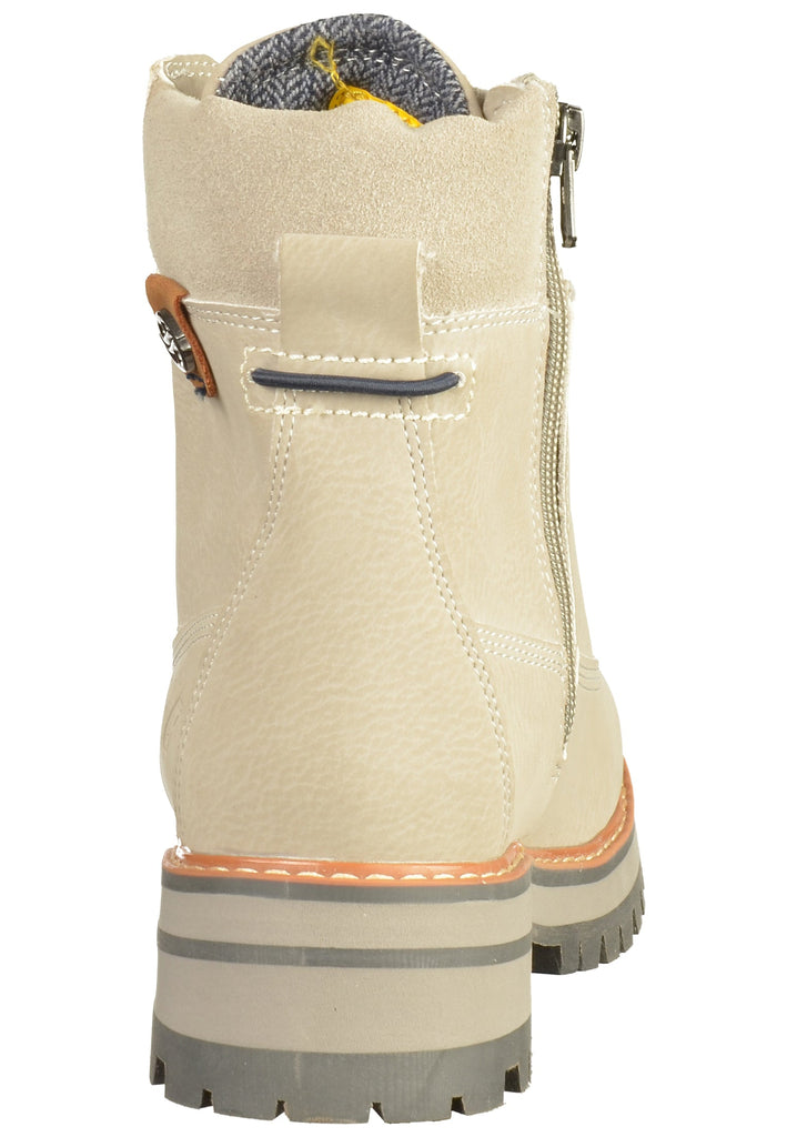 Dockers Stiefelette Lederimitat Hellgrau - surf4shoes