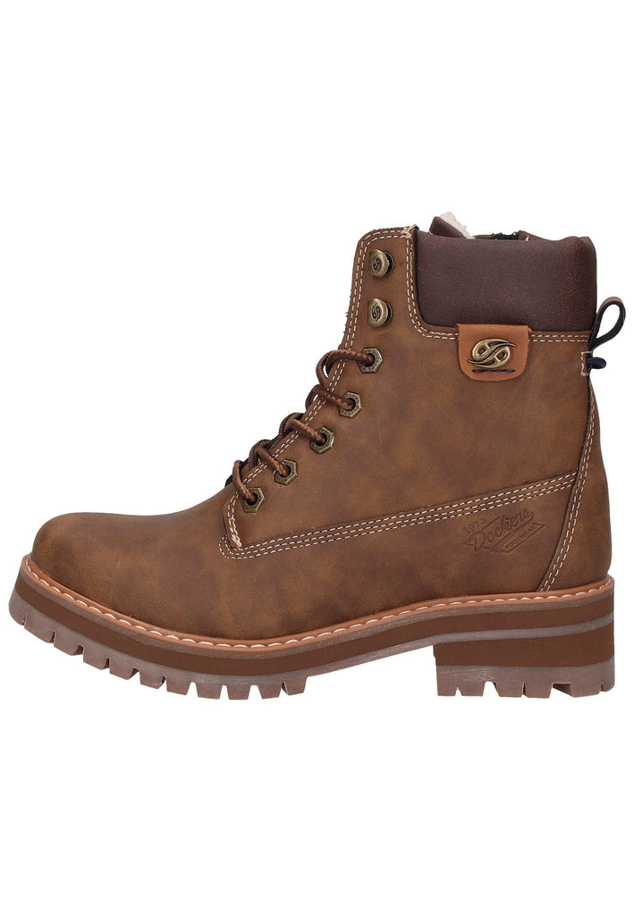 Dockers Stiefelette Lederimitat Cafe - surf4shoes