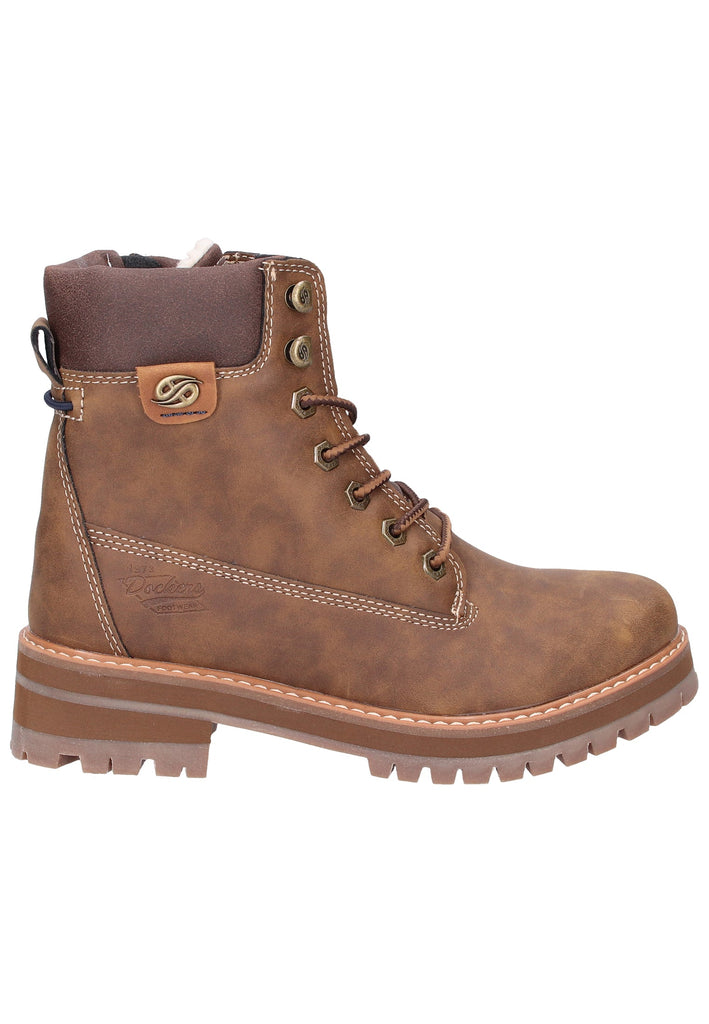 Dockers Stiefelette Lederimitat Cafe - surf4shoes