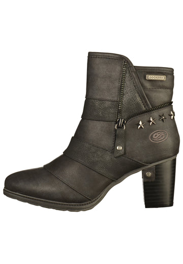 Dockers Stiefelette Lederimitat Schwarz - surf4shoes
