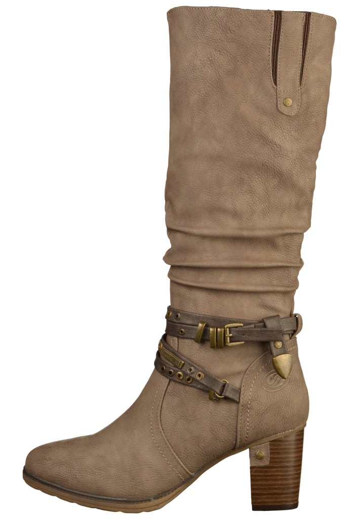 Dockers Stiefel Lederimitat Taupe - surf4shoes