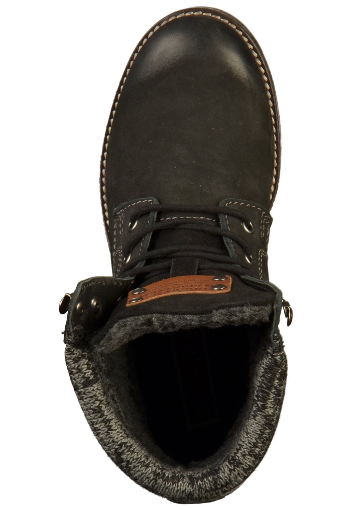 Dockers Stiefelette Leder Schwarz - surf4shoes