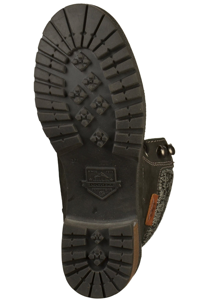 Dockers Stiefelette Leder Schwarz - surf4shoes