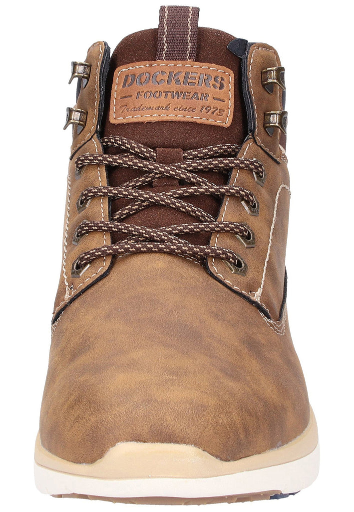 Dockers Sneaker Lederimitat Coffee - surf4shoes